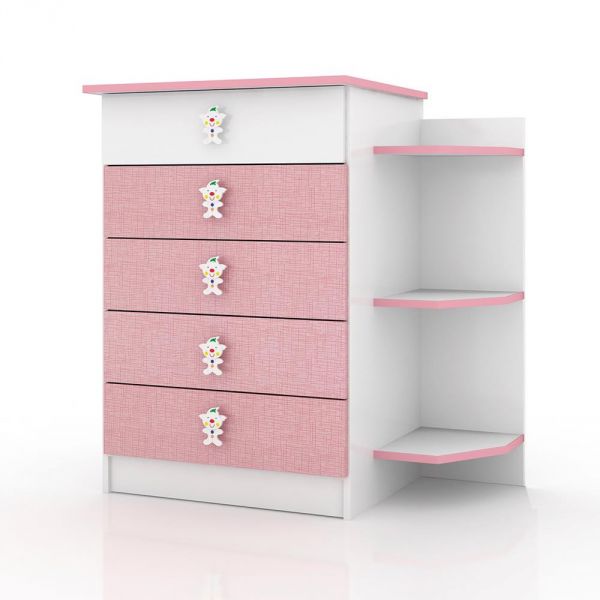 Cômoda Infantil com Prateleira